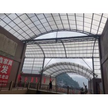 大跨度鋼架，網(wǎng)架采光頂棚用輕型防火阻燃陽光板耐力板聚碳酸酯板